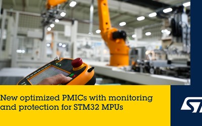 STMicroelectronics launches dedicated power management chip for STM32 industrial-grade microprocessors