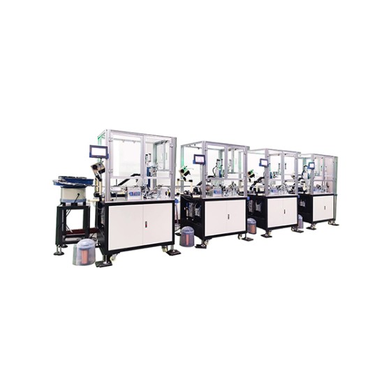 Fully automatic tube threading and winding machine