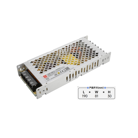 200W AC/DC Configurable LED Display Power Supply, 5V 40A, Ultra-Thin High-Power Switching Power Supply, Customizable