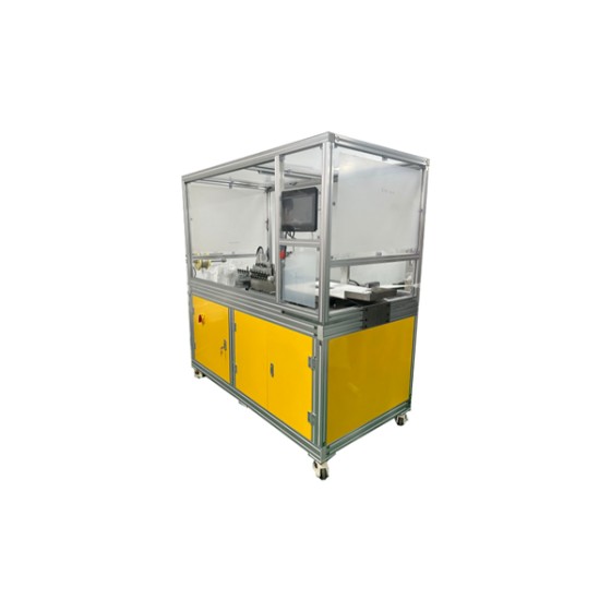 Flat-wire square-profile vertical winding machine