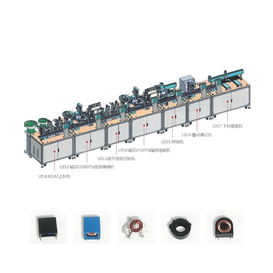 Fully automated production line for instrument transformers