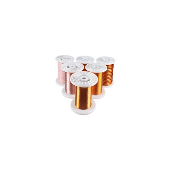 Film-coated enameled stranded wire